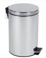 Small-Stainless Steel (S, M, L)  Pedal Bin Kitchen Bathroom Toilet Rubbish Office Waste. 