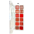 12 SHADES MATTE CREAM LIPSTICK PALETTE WITH MIRROR. 