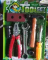 Tool Pretend Play Set Plastic Tool Kit 7 Pcs Tool Set For Kids. 