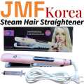 JMF KOREA PROFESSIONAL STEAM HAIR STRAIGHTENER JMF-ET8864 STEAM ANION CERAMIC HAIR STRAIGHTNER TEMPERATURE UP TO 750°F / 240°C Higher Quality 50 watts. 