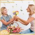Enigma- Children Crafting Materials Diy Flower Bouquet Greeting Card Set Perfect for Mother's Day Teacher Appreciation Week 24pcs Kraft Paper Craft Kit Mother Day Craft Kit. 
