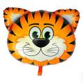 TIGER FOIL BALLOON JUNGLE THEME PARTY DECORATION FOIL BALLOON ( 14 INCH ). 
