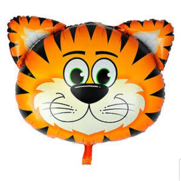 TIGER FOIL BALLOON JUNGLE THEME PARTY DECORATION FOIL BALLOON ( 14 INCH )