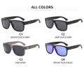 Fashion Square Polarized Sunglasses Men Vintage Plastic Male Sun Glasses Women Stylish Black Sport Shades UV400. 