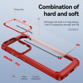 lthmy for Samsung Galaxy S21 Ultra 5G Transparent Hard PC Soft TPU Bumper Shockproof Protective Case Cover. 