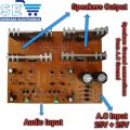 Audio Transistor Stereo Amplifier Circuit kit 45+45 Watts Class AB Board. 