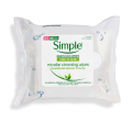 Simple Micellar Cleansing Wipes 25's. 