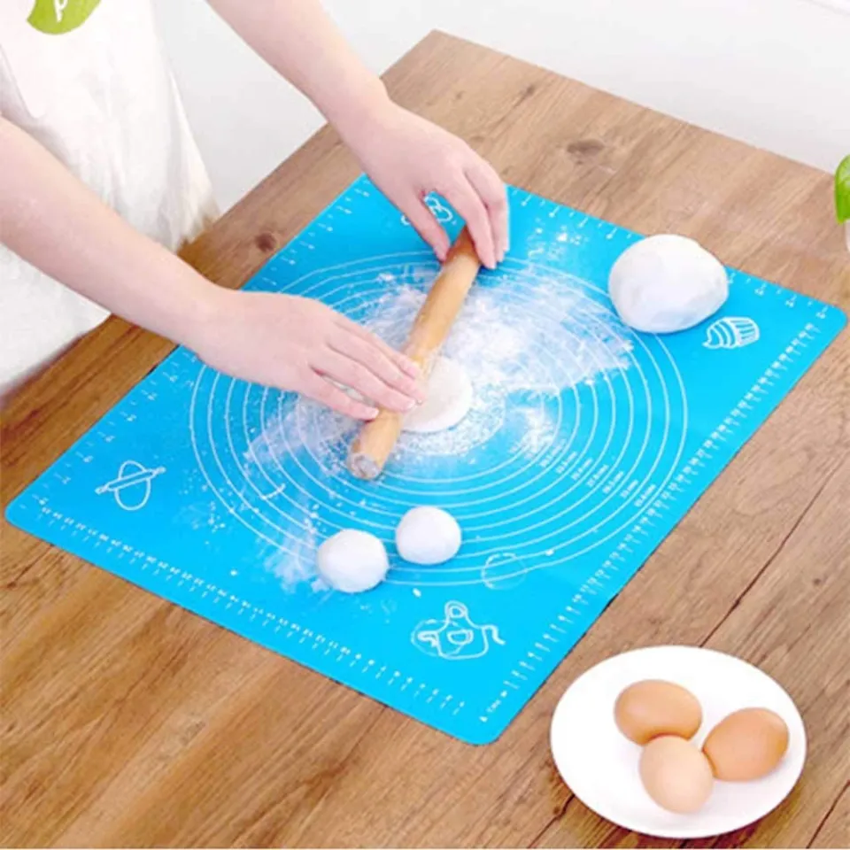 Silicone Baking Mat Thickening Flour Rolling Scale Mat Kneading Dough Pad Baking Pastry Rolling Mat Bakeware Liners Daraz.pk