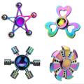 Rainbow Metal Fidget Spinner. 