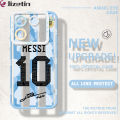 Jizetin for Infinix Note 40 Back Cover Crystal Transparent Football Star For Boys Soft Full Camera Cover Protection Phone Cases. 