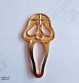 Ghostface Logo Gold Color Style 1 piece Logo Metal Emblem Metal Body Monogram For Car Motorcycle Decorative Metal Marka Self Adhesive Metal Logo. 