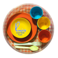 Picnic Set/ Adaptable Picnic Set/ 30 pcs picnic set/ kids picnic prtyset/ party set/  family picnic se/ camping dinner set/ outdoor dinner set/compete set of 6 bowl./ 6 plate/ 6 glass/ 6 spoon/ 6 forkset/30 pcs set. 