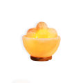 Healiv Himalayan Salt Fire Bowl with Ball table Lamp ( Bowl 6inch With 7 Massage Balls) for Home Decoration. 