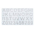 Resin Molds Letters Large Silicone Molds for Resin Jewelry Resin Casting Molds Alphabet DIY Crafting. 