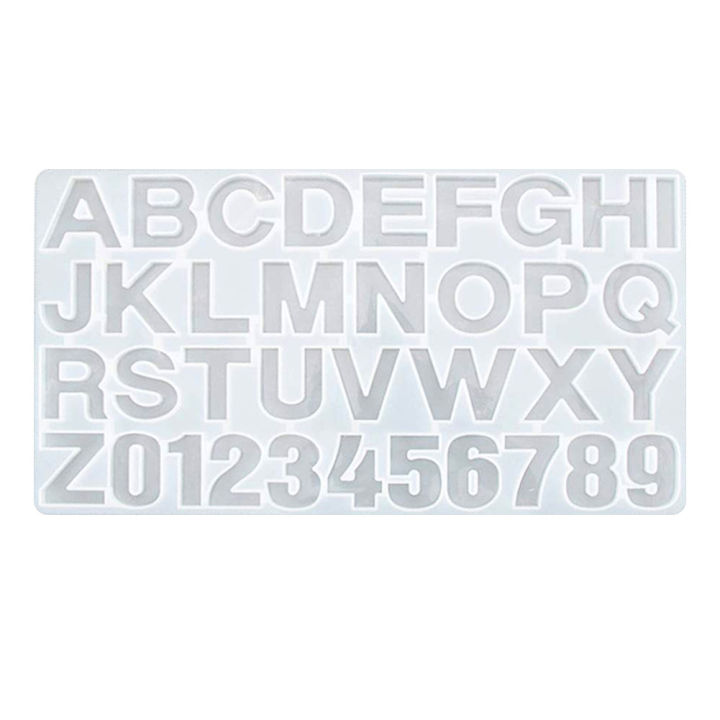 Resin Molds Letters Large Silicone Molds for Resin Jewelry Resin Casting Molds Alphabet DIY Crafting