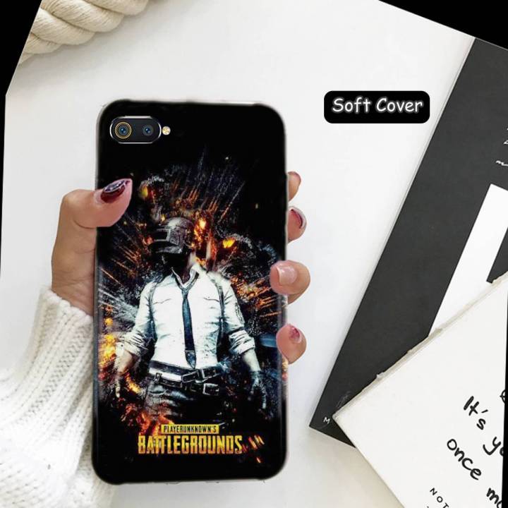 Realme_C2 Pouch Cover - PUBG Case Cover