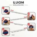 UJIOM Helluva Boss Loona School Uniform Furry Wall Stickers Bedroom Cartoon Decals Waterproof Living Room Wardrobe Decals. 