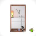 PAKWOOD Ravishing Square Wall Hanging Dressing Mirrors with Shelf. 