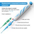 2 In 1 Auto Skin Tag Remover Kit Micro Skin Tag Removal Device Face Care Tools-blue white. 