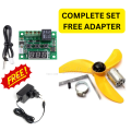 Auto Temperature control fan for Solar inverter 12v with free adapter. 