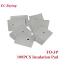 100PCS TO-3P Insulation Pad Silicone Heatsink Shim Transistor Silicone Insulation Film. 