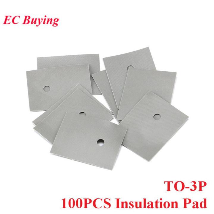 100PCS TO-3P Insulation Pad Silicone Heatsink Shim Transistor Silicone Insulation Film