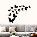 Pack of 30,3D wooden butterflies | 3D butterfly wooden wall decoration items for home, bedrooms inspire kids and look decent.. 
