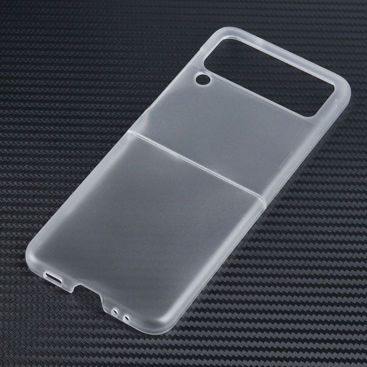 Transparent Protective Cover For Galaxy Z Flip 3 5G Case Hard PC Shockproof Back Bumper Shell For Samsung Galaxy Z Flip3 Case good effect and easy to use