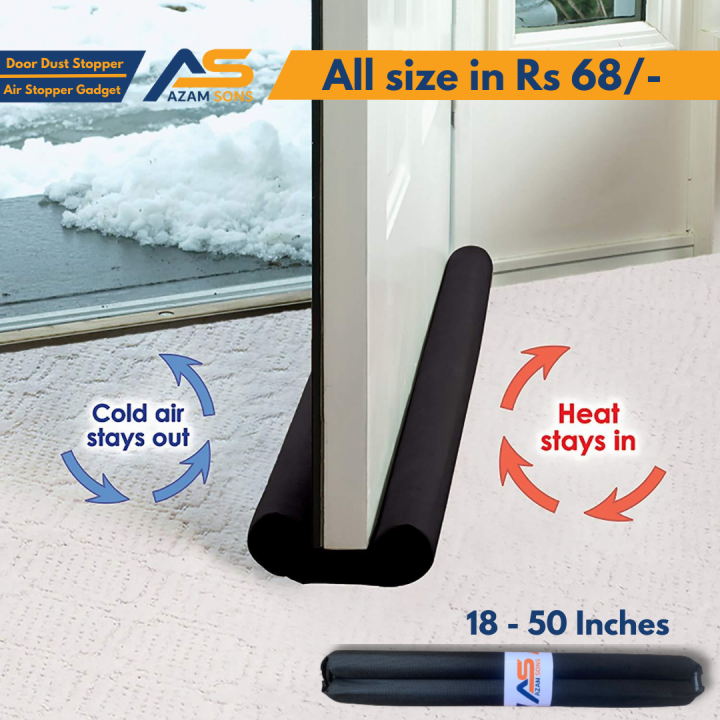 Azam Sons Door Dust Stopper Draft & Insect All Sizes Available - Under Bottom Air Seal - Twin Guard For Door and Window