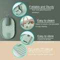 Foldable Plastic Spoon Rest Lid Holder Stand, Pots Lid Stand, Foldable Spoon Rest Holder Pot Lid Holder Stand Shelf Cooking Storage Stand Spoon Holder Stand With Lid Kitchen Organizer, Hanging Pot Lid Rack, Lid And Spoon Rest, Pot Cover Holder. 