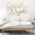 Quote Good night sweet dreams Wall Stickers Personalized Creative For Living Room Bedroom Art Decals wallstickers. 