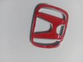 Honda Logo - Silver Chrome Monogram Badge Emblem Full Tape. 