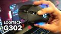 G-302 Wired Gaming Mouse By Daedulus Gaming Moba With R.G.B lightning. 