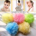 PACK OF 2 Big Candy Mixed Bath Balls Rich bubbles Body Flower Bath Sponge Shower Brush Body Wash Scrubber Mesh Soft Puff Body Cleaning scrub Soft and Gentle Bath Ball & Shower Sponge Bath Ball Loofah. 