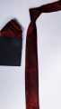 Royal Jamawar Medium size Maroon Tie with pocket square. 