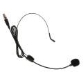 JY-518 XLR 3Pin Ear Hook Headset Headworn Microphone Black. 