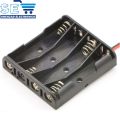 4 Cell 18650 Lithium ion Battery Case Holder Container With Wires. 