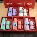 New Arrival Custom Stainless Steel 500ml Gift Set Thermo Termos Vacuum Flask with 3 Cups. 