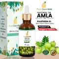 Pure Essentials Amla Oil - Pure & Herbal Oil - Makes Hair and Skin Smooth - Silky - Strong - Healthy - Great For Moisturising Skin - Essential oil for Skin - Beauty Oil - Great for Hair Regrowth - Unrefined  Premium Oil. 