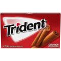 Trident Gum Sugar Free With Xylitol Cinnamon Flavor 14 Sticks (USA). 
