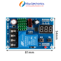 XH-M604 DC 6-60V Battery Charger Control Module Lithium Battery Storage Charging Control Switch Module. 