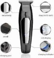 SHINON SH-2581 PROFESSIONAL TRIMMER WITH DIGITAL DISPLAY AND 6 DIFFERENT SIZES COMB 120 MIN BATTERY PERFORMANCE BEST QUALITY PRODUCT FOR MEN. 