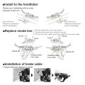 Shimano Bicycle gear Shift Lever & Brake Lever 7/8 Speed 21/24 Speed MTB Mountain Bike Shifter Auto reverse gear shifters. 