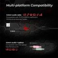 Mpow EG10 Gaming Headset for PS4,PS5,PC,Xbox One, Switch -7.1 Surround Sound Headset with Microphone – Red and Black. 