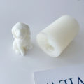 DIY Resin Handmade Baking Tools Desktop Aromatherapy Candle Making Gypsum Dog Cat Candle Mold. 