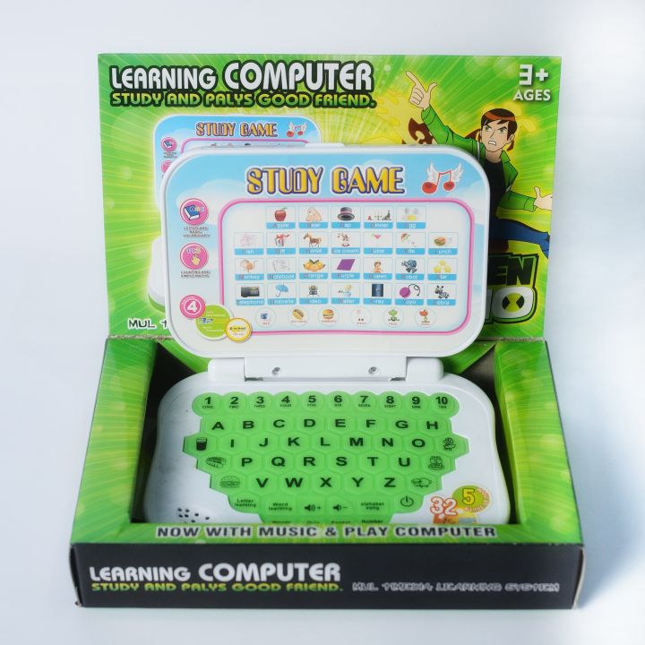 Educational Mini Laptop Toy for Kids Battery Operated for Basic Education