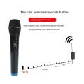 2x 2in1 Universal Wireless Microphone, Handheld Cordless Dynamic Mic System with Rechargeable Receiver, for Karaoke, Masjid,Mehfil.Naats Speech, Wedding, Party Singing, Meeting LT-125. 