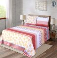 SINGLE Printed Bed Sheet Set with pillowcase | Cotton Sheet | 58 x 94 Inches. 