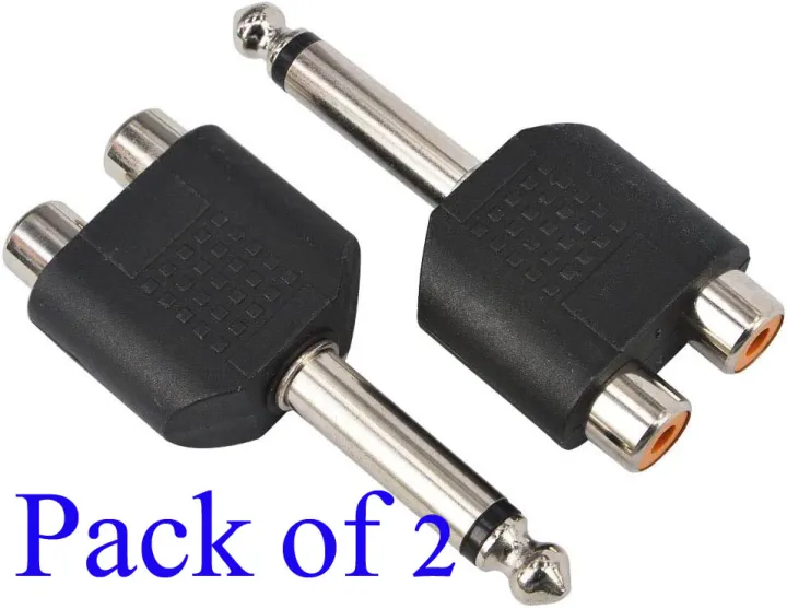 6.5mm%20Male%20Plug%20to%20Double%20RCA%20Female%20Jack%20Y%20Type%20Audio%20Adapter%20Connector%20Pack%20of%202%20-%20Image%202