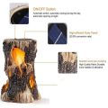 Solar Light Flame Light Outdoor Waterproof Garden Courtyard Park Land Scape Lantern Dynamic Simulation Flame Stamp Night Light. 